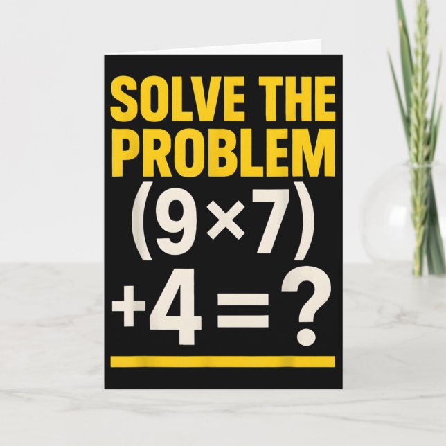 Carte 67 Meme Prof de Maths Drôle École 6-7 Pourriture C (Devant)