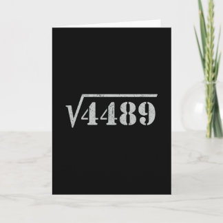 Carte 67 Mème Racine Carrée 4489 Argot Math 6 7 Rétro Ho
