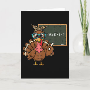 Carte 67 Meme Thanksgiving dinde drôle 6 7 enseignant ho