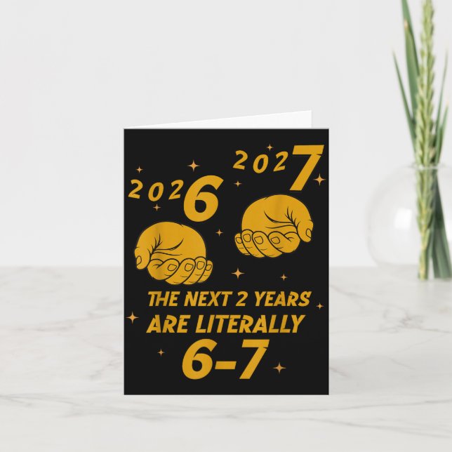 Carte 67 Nye 2026 Funny Boys Kids New Years Eve Party 6  (Devant)