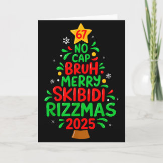 Carte 67 Sans Capot Bruh Skibidi Rizzmas Enfants Gen Alp
