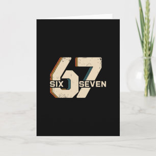 Carte 67 Six Seven Mème 1