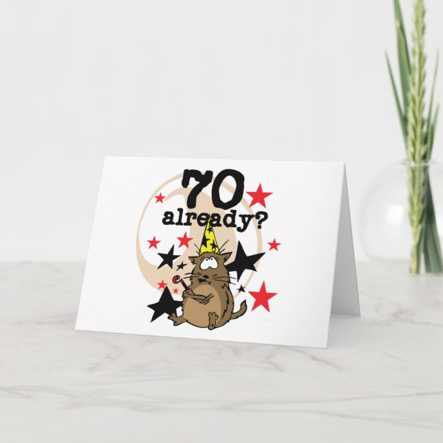 Carte 70 Anniversaire (Devant)