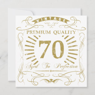 Carte 70e anniversaire Gag cadeau
