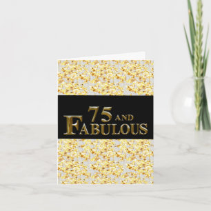 Carte 75e anniversaire 