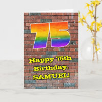 75e anniversaire : Arc en ciel inspiré par les gra