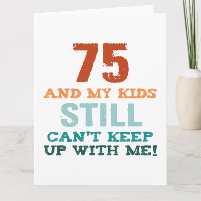 Carte 75e anniversaire pour les parents (Devant)