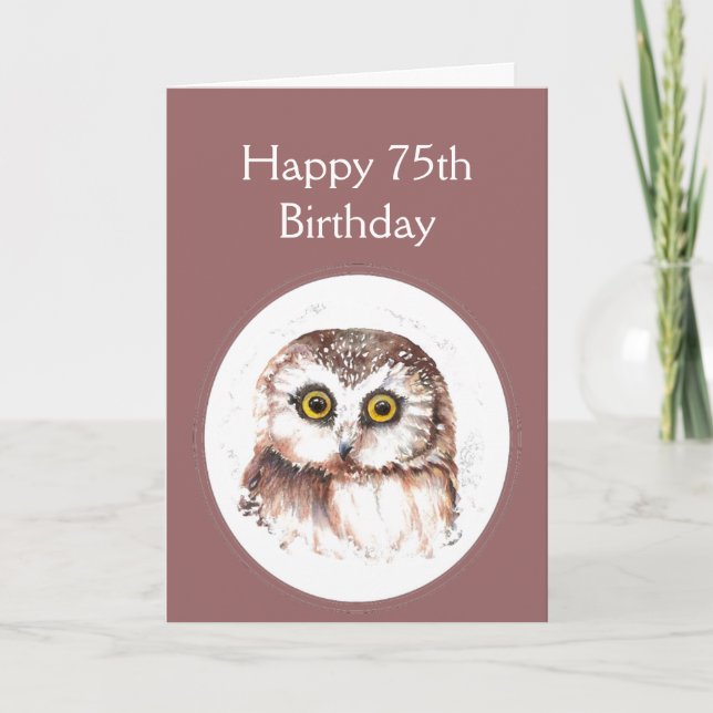Carte 75e anniversaire Qui t'aime, mignon Humour de Chou (Devant)