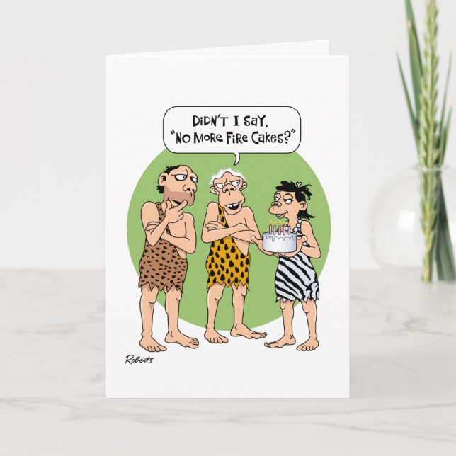 Carte 76e anniversaire humoristique (Devant)