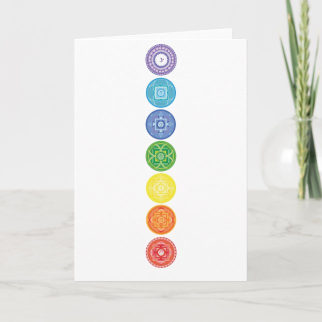 Carte 7 chakras (Devant)