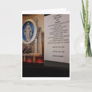 CARTE 7 PRIÈRES DE BOUGIES