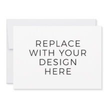 Carte 7 x 5 pouces avec impression de conception a