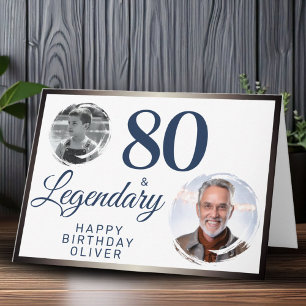 Carte 80 & Métallisé Légendaire 2 Photos 80e Anniversair