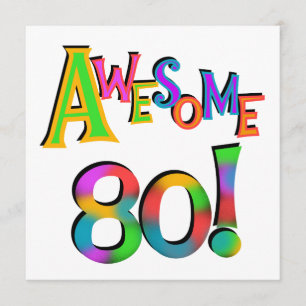 Carte 80 T-shirts et cadeaux impressionnants