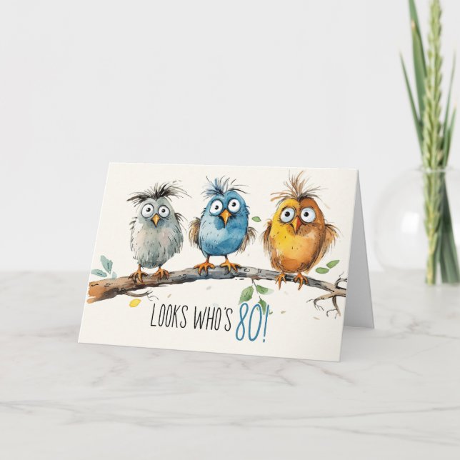 Carte 80e anniversaire (Devant)