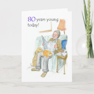 Carte 80e anniversaire