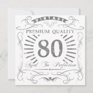 Carte 80e anniversaire Gag cadeau