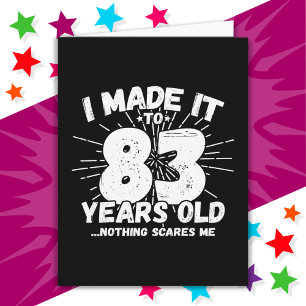 Carte 83 Ans Mème sarcastique vieux drôle 83ème annivers