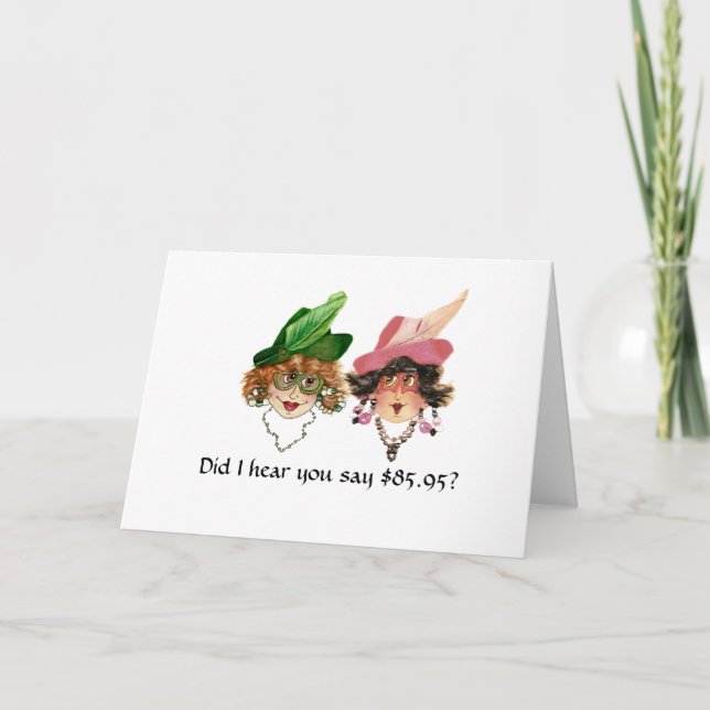 Carte 86e anniversaire humoristique pour les femmes (Devant)