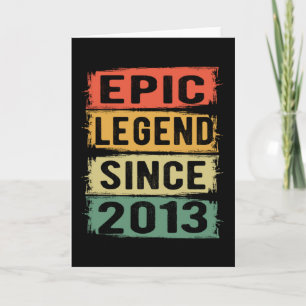 Carte 8 Ans Anniversaire 2013 Epic Legend 8e Anniversair