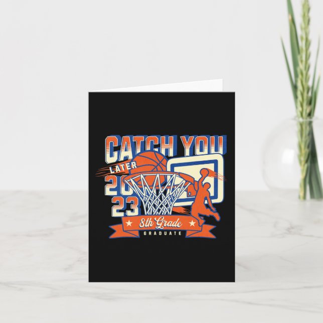 Carte 8e année de basket-ball 2023 collège (Devant)