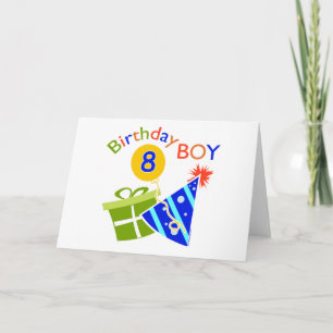 Carte 8e anniversaire - Birthday Boy