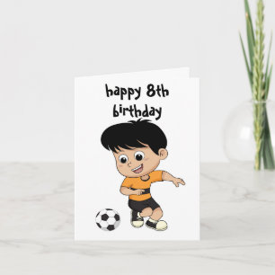 Carte 8ème anniversaire heureux