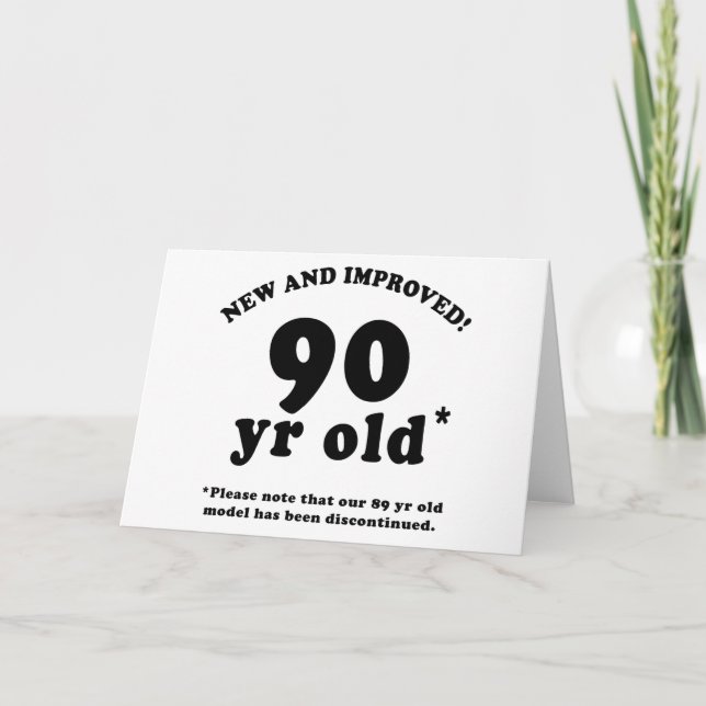 Carte 90e anniversaire Gag Dons (Devant)