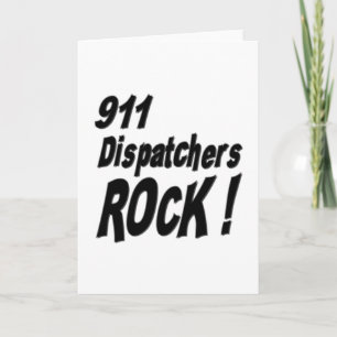 Carte 911 Le Rock Dispatcher ! Greeting card