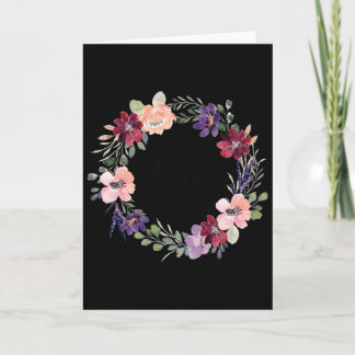 Carte 92 Ans Floral Aimé 92e Anniversaire Femmes 92 Ans
