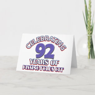 Carte 92E anniversaire