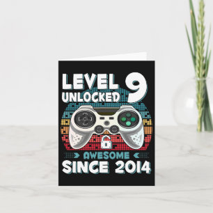 Carte 9 ans Anniversaire Fils Garçon Amusant Joueur 9e 9