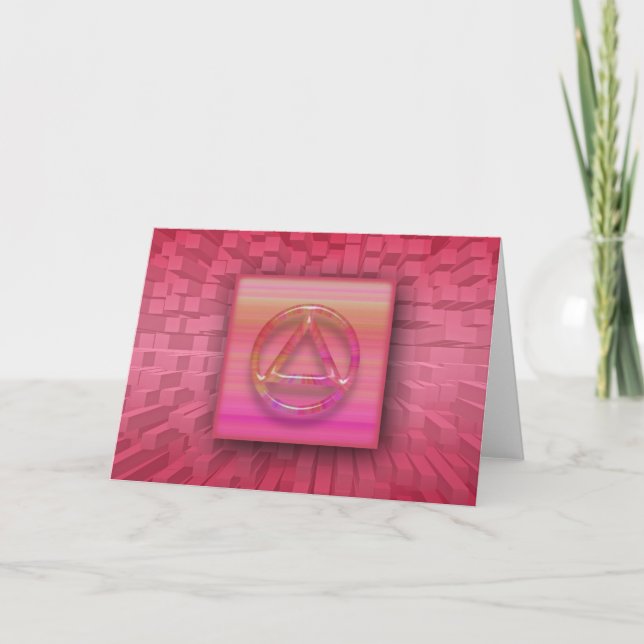 Carte à 12 étapes pour la récupération Sober Circl (Devant)