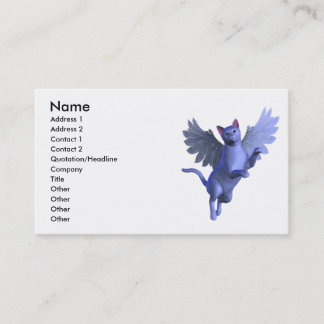 Carte à ailes de profil de Kitty