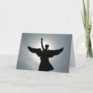 Carte À Angel waving