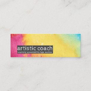 Carte à baguette Artistic QR Sherbet Rainbow
