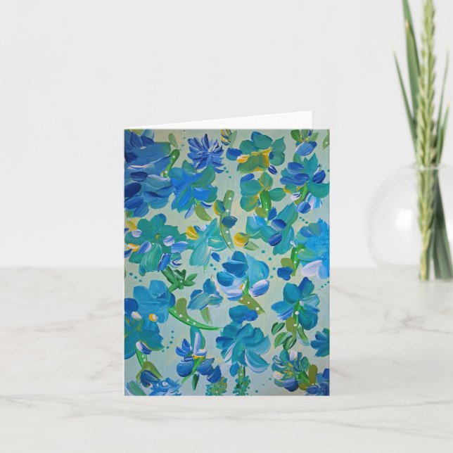 Carte à billets floraux de rêve Wisteria (Devant)