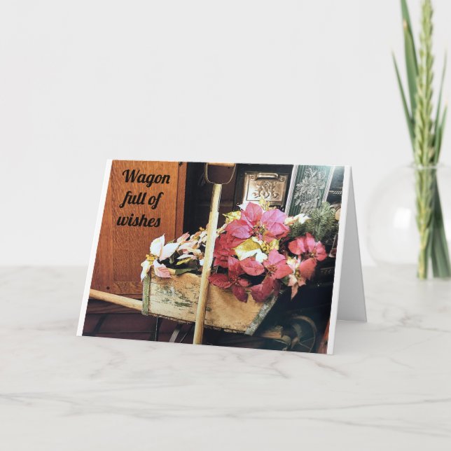 CARTE À "BONS AMIS" NOUS APPRÉCIONS À NOËL (Devant)