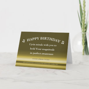 Carte A Course In Miracles Birthday Card My Magnitude 