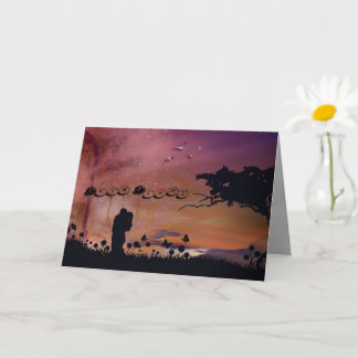 Carte à double flamme