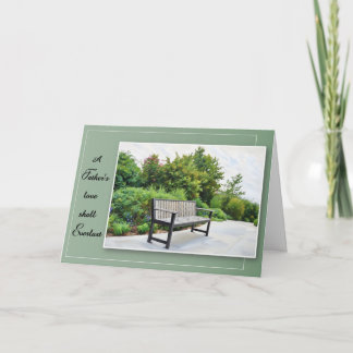 Carte A Father's Love Shall Everlast - Sympathy Card