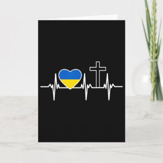 Carte A Heart For Jesus And Ukraine - Christian Clothing