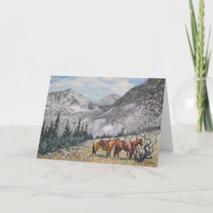 Carte A High Country Ride Art Original Toutes les occasi