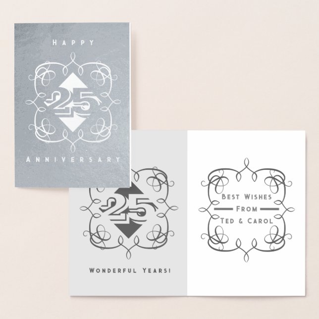 Carte à huile du 25e anniversaire (Affichage)