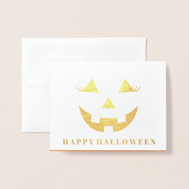 Carte à huile Halloween (Devant avec enveloppe)