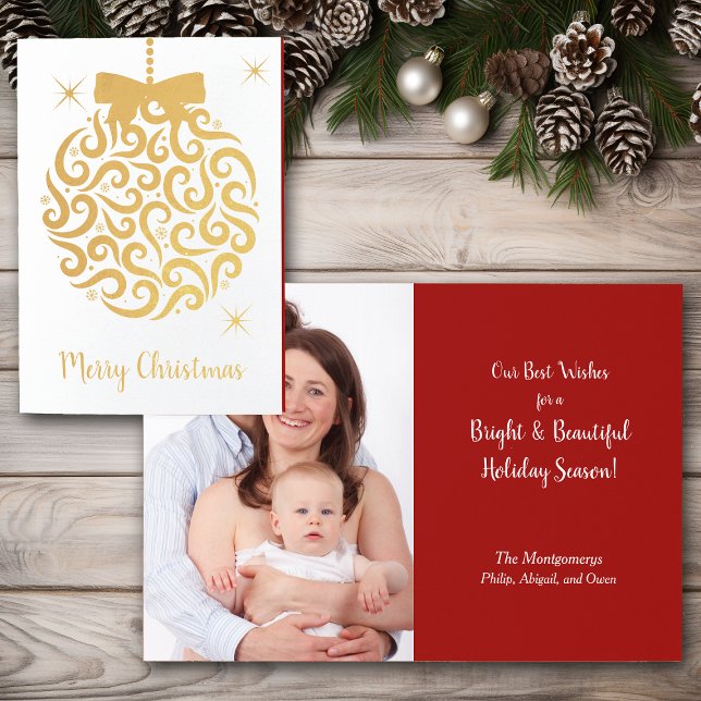 Carte à huile Modèle photo rétro Arbre de Noël (Créateur téléchargé)