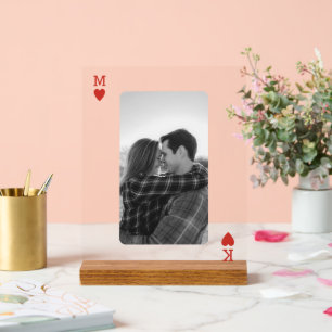 Carte à jouer Couple Photo Cadeau Amour Romantique