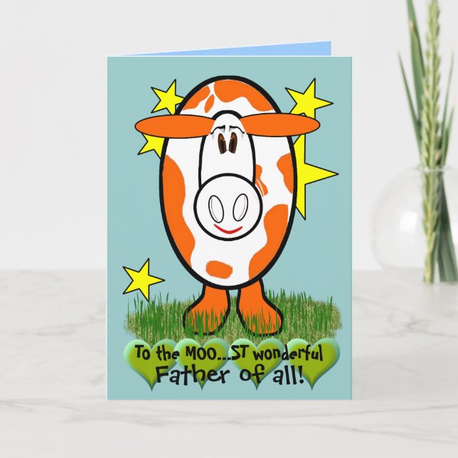 Carte A la Moo... est le merveilleux Père de tous ! (Devant)
