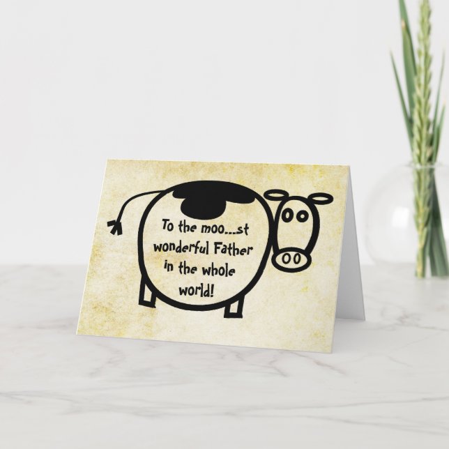 Carte À la Moo... saint Père merveilleux (Devant)