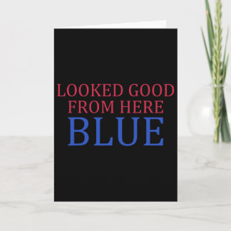 Carte A l'air bien d'ici Bleu Drôle Softll Jour de match